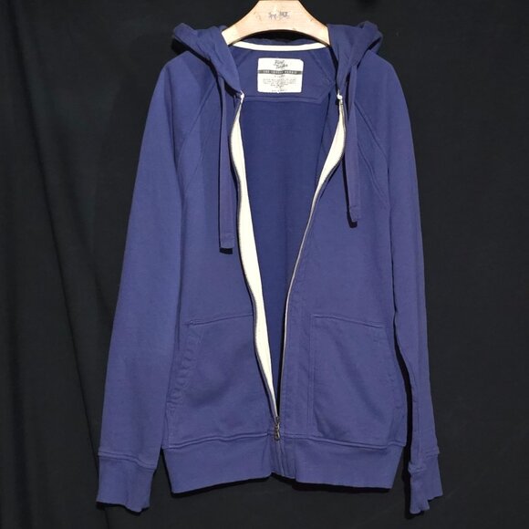 Flint & Tinder Made in USA 10 YR Full Zip Hoodie - Blue - Sz XL* - Picture 2 of 4